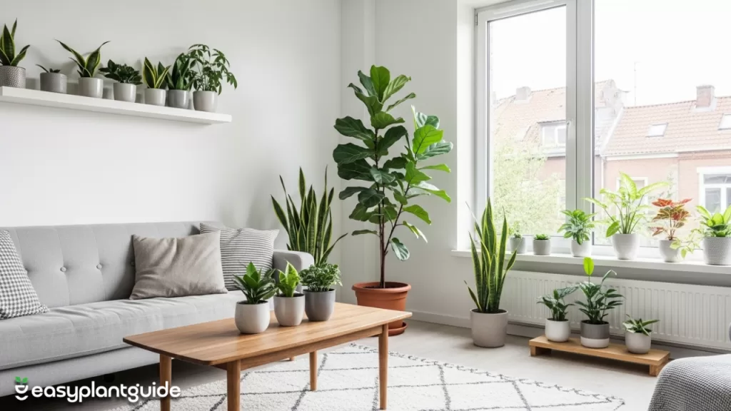 planting foliage plant