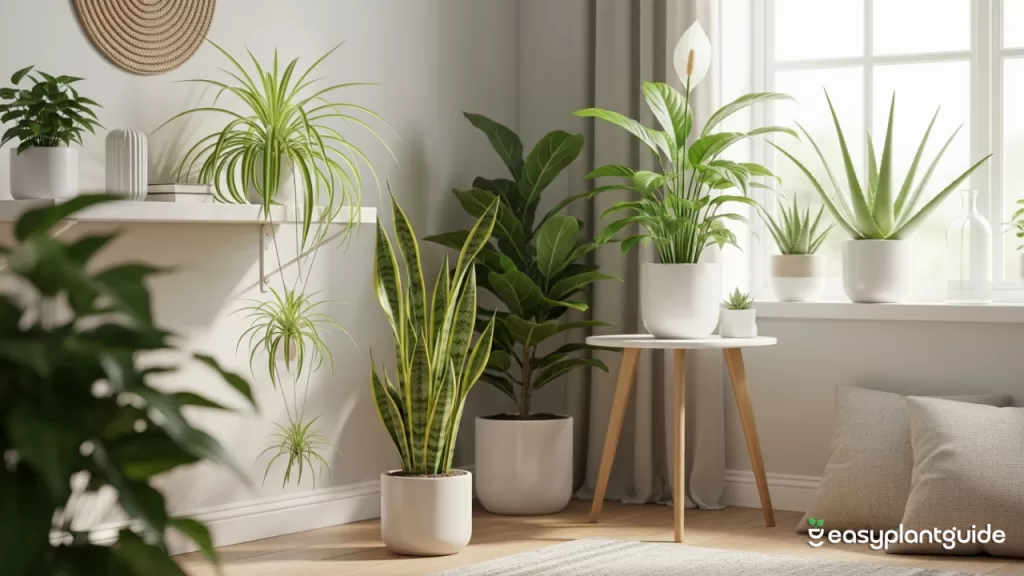 Air cleaning houseplants