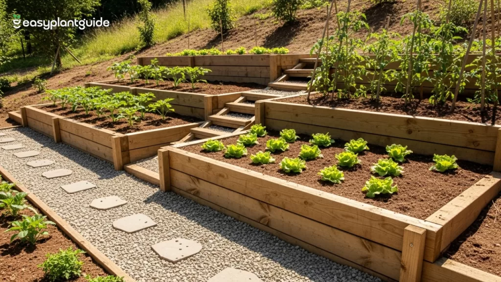 how to build a garden terrace