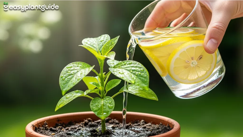 Lemon Water For Plants