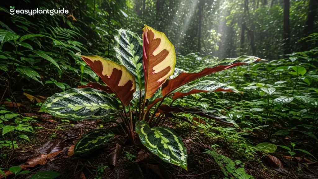 Calathea prayer plant relation