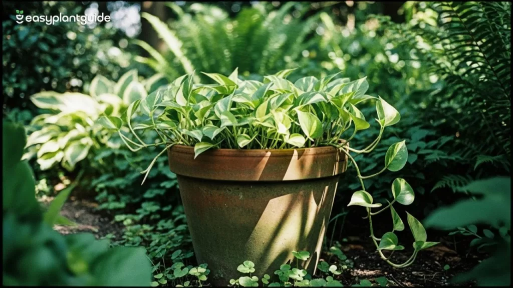 self-watering pot for money plant