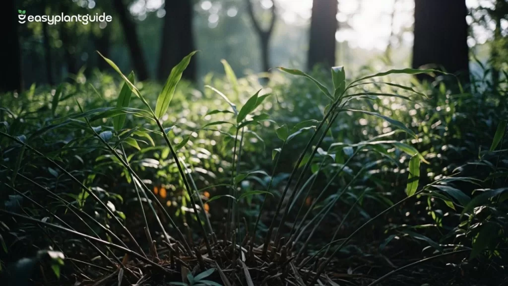 Rhizomatous flowering plants