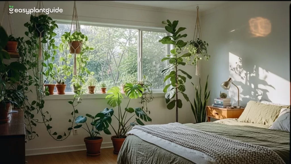 bedroom greenery