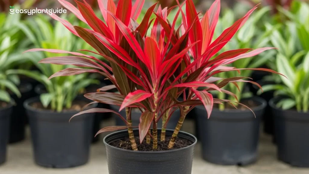 red dracena plant