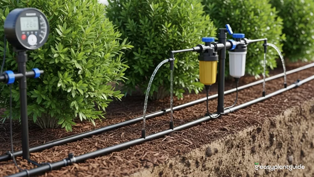 Shrub root zone irrigation