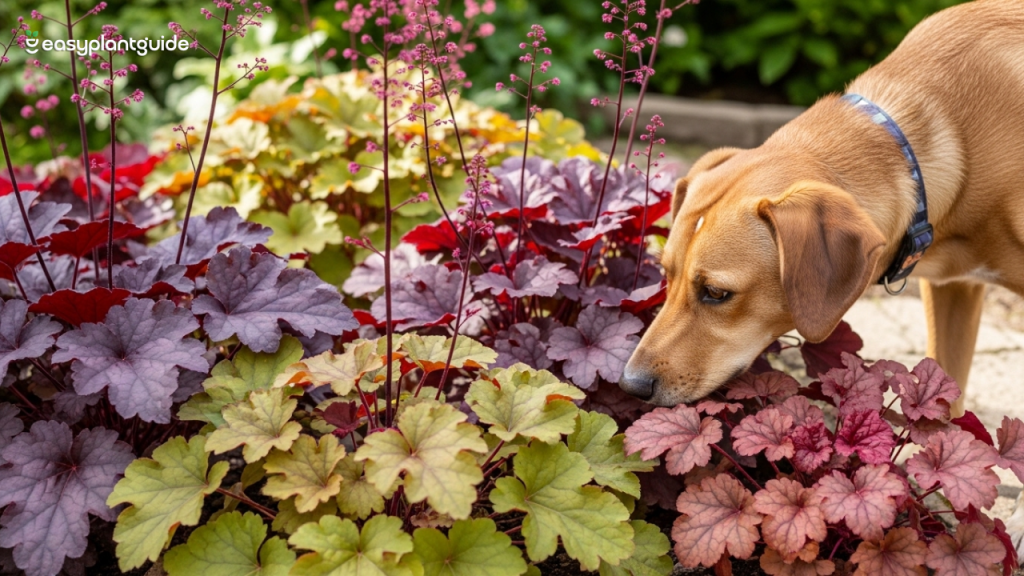 heuchera toxic to dogs